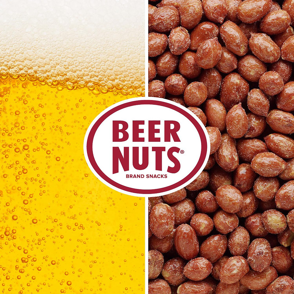 BEER NUTS cacahuete con recubrimiento en primer plano, apetitoso