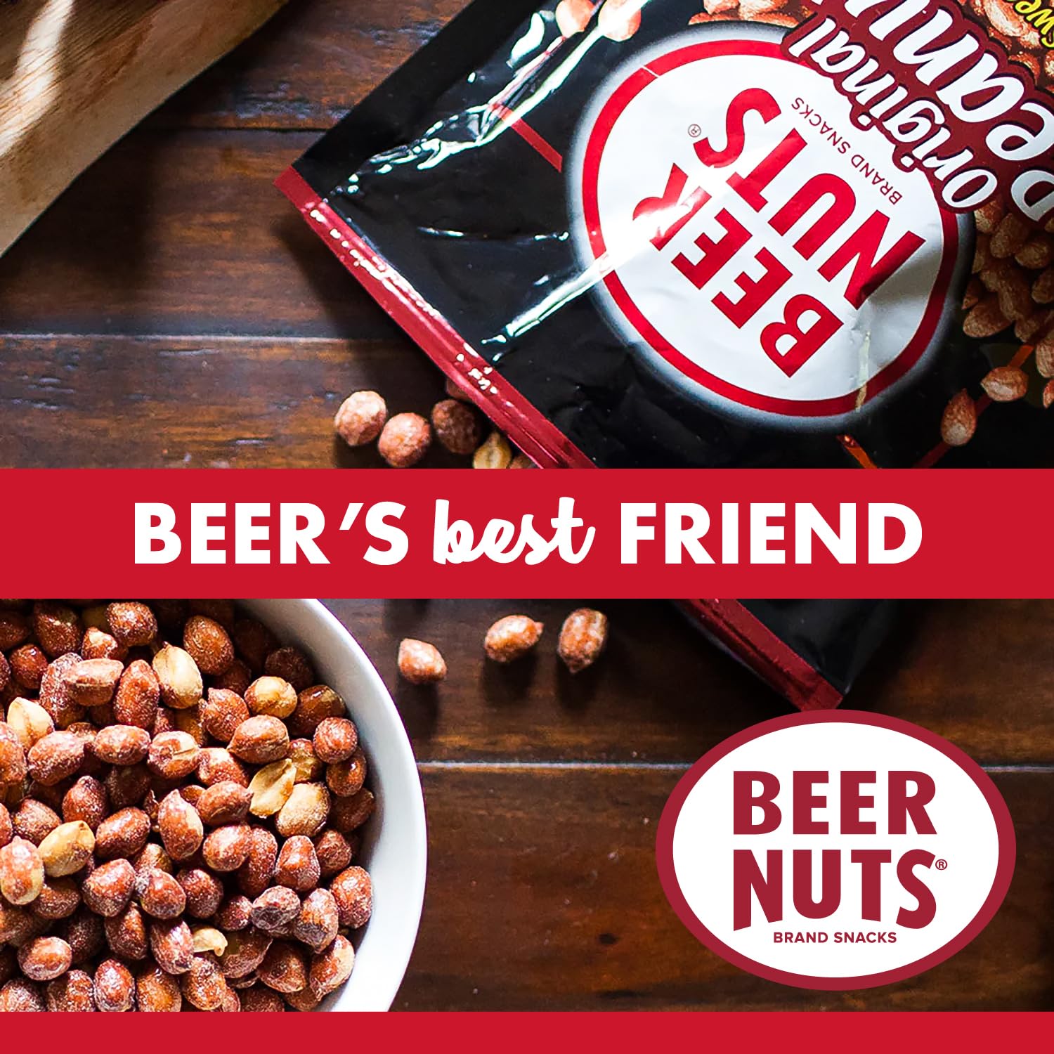 BEER NUTS etiqueta nutricional detalle para revisar ingredientes