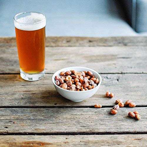 BEER NUTS lata abierta mostrando contenido y conservación práctica