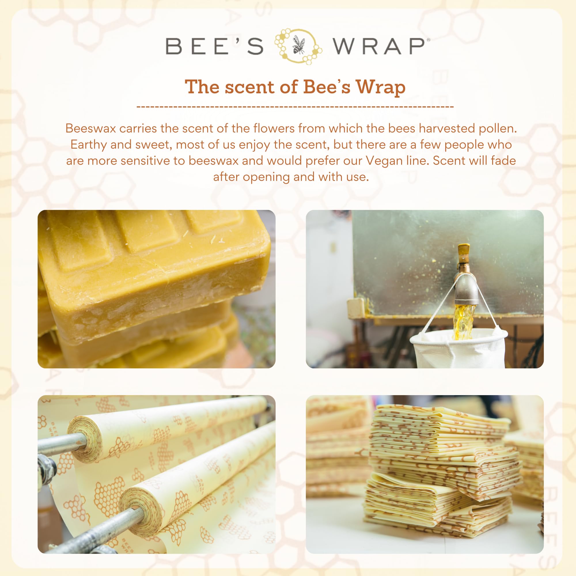Bee's Wrap uso en cocina, ambiente lifestyle que inspira reducción de plástico