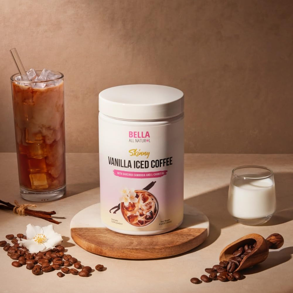 Bella All Natural comparación de tamaño del envase 500g para referencia