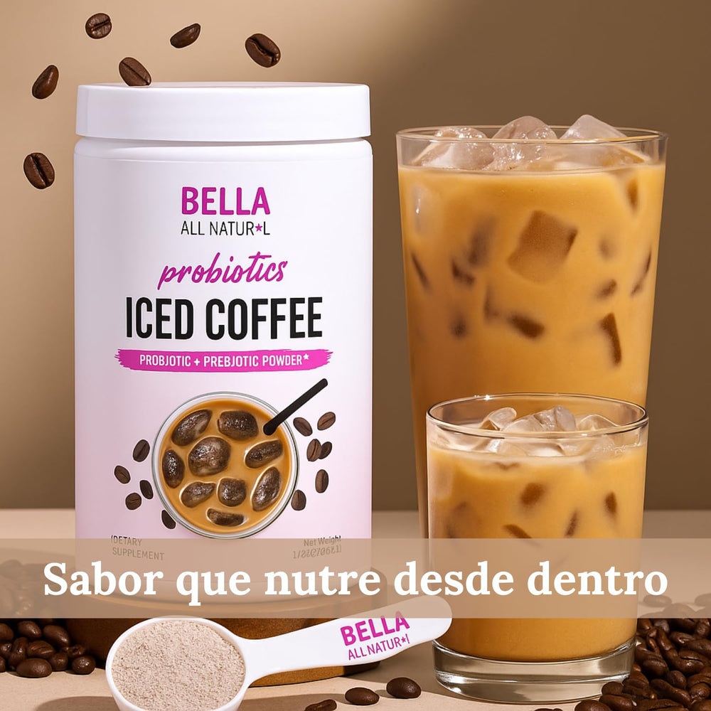 Bella All Natural paquete en mano para comparar tamaño y portabilidad