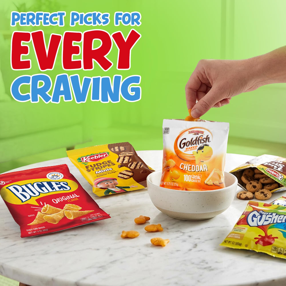 Belmint etiqueta de contenido mostrando mezcla de chips y dulces