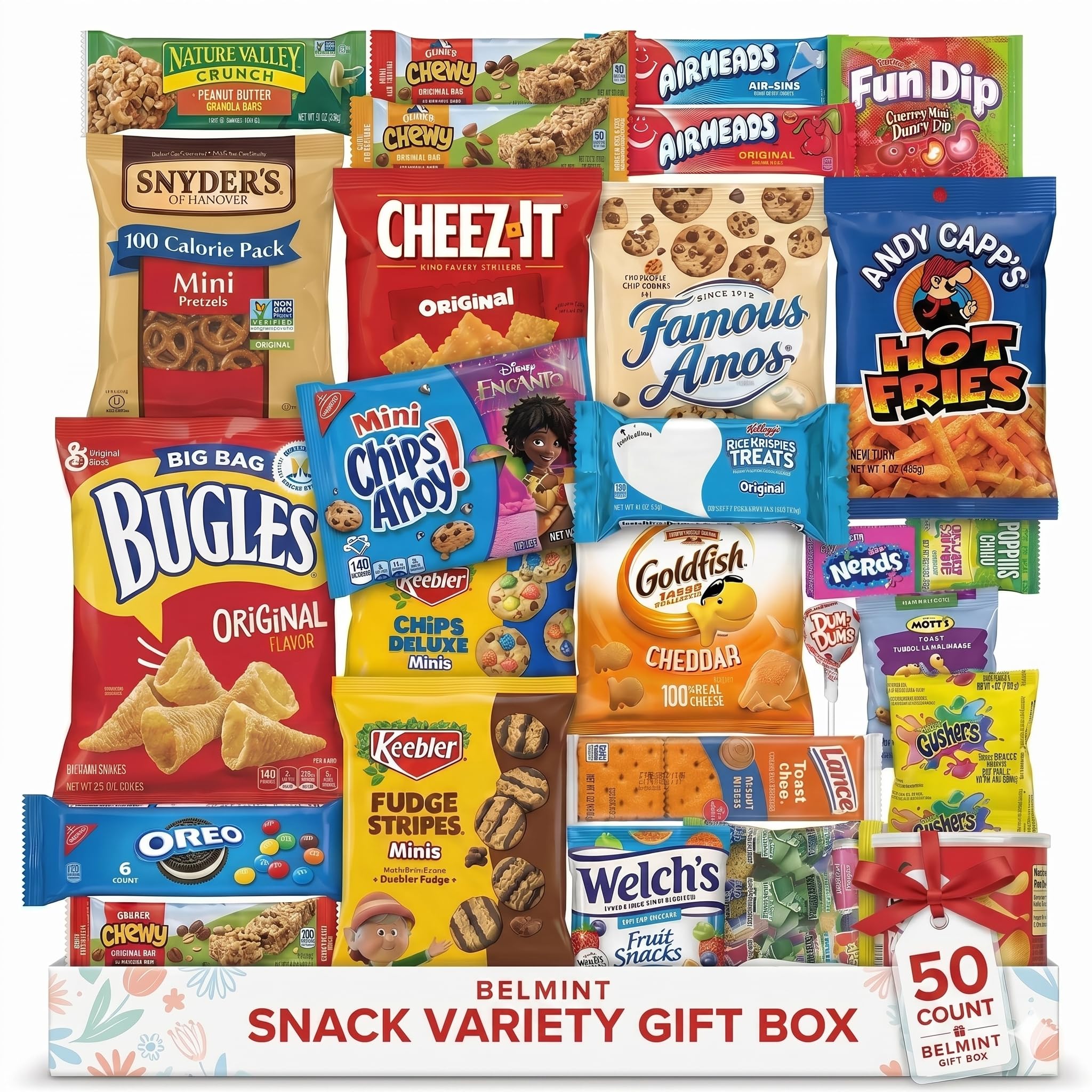 Belmint vista frontal de la caja lista para regalar y compartir