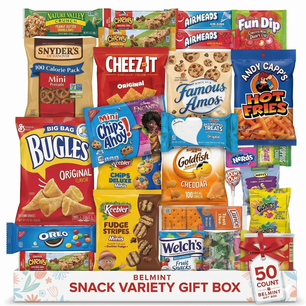 Belmint vista frontal de la caja lista para regalar y compartir