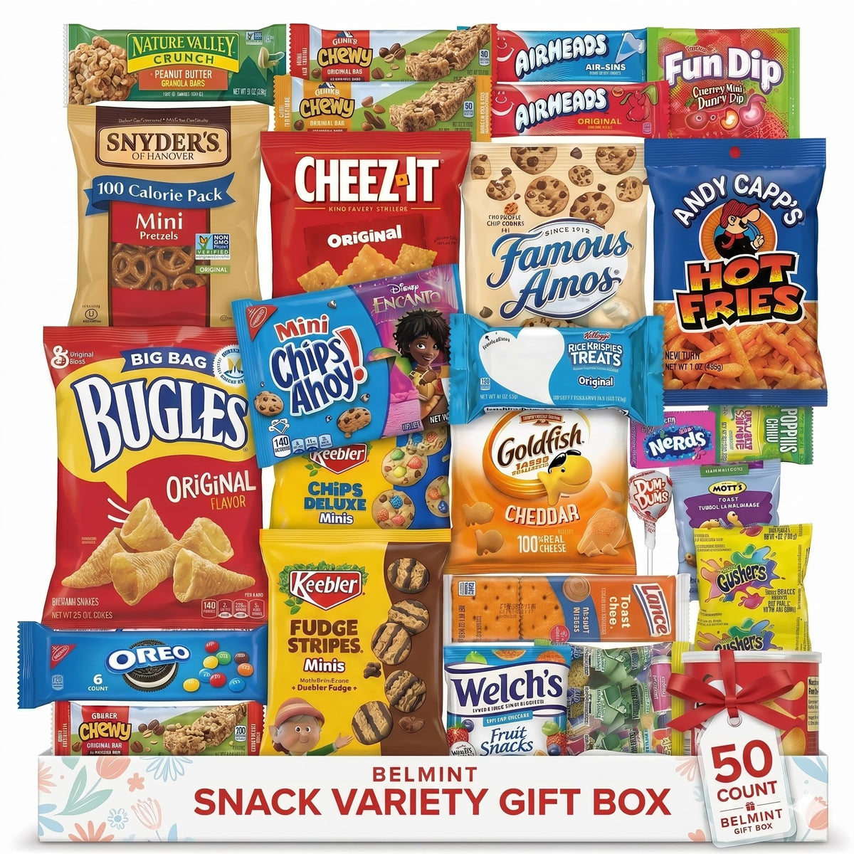 Belmint vista frontal de la caja lista para regalar y compartir