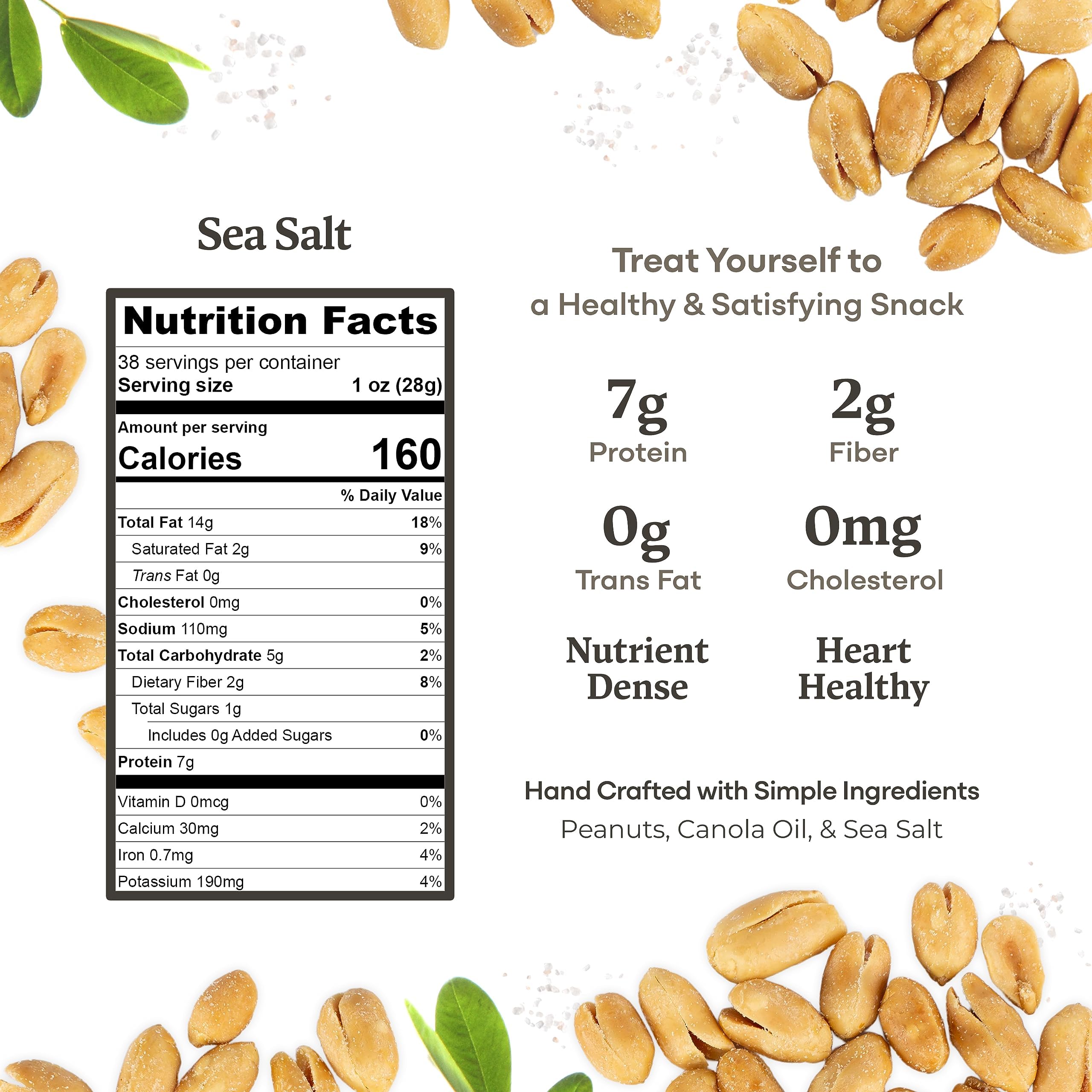 Belmont Peanuts en ambiente de cocina familiar como snack cotidiano