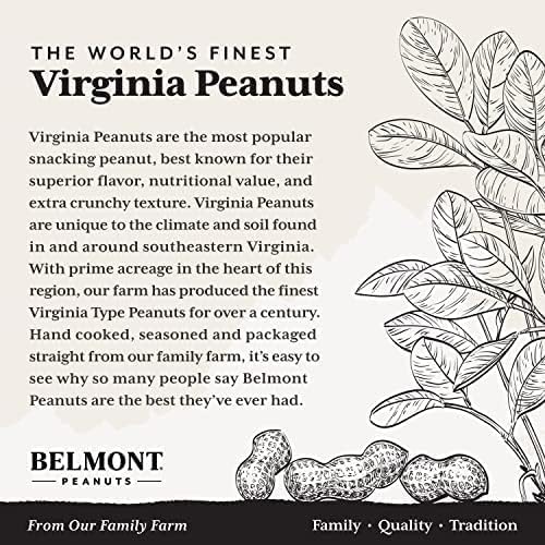 Belmont Peanuts cierre doble del envase que mantiene frescura y crocancia
