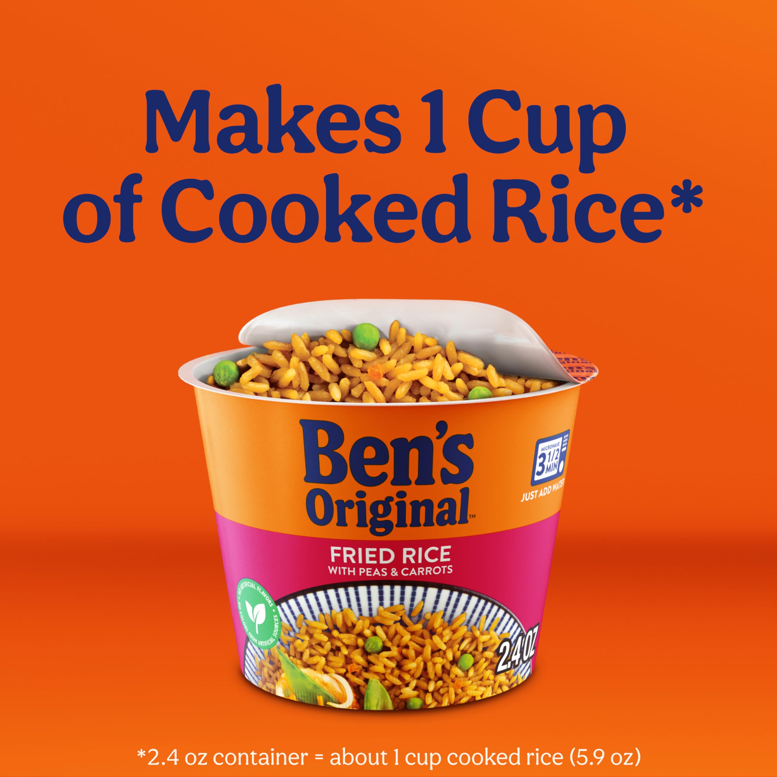 Ben's Original empaque de ocho unidades, ahorro y almacenamiento fácil