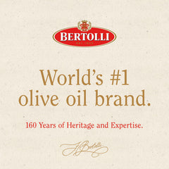 Bertolli botella oscura reciclada protege aroma y luz