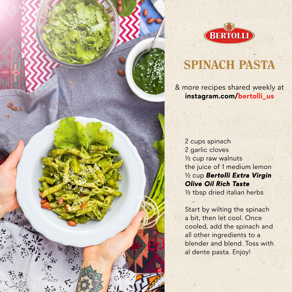 Bertolli etiqueta Non-GMO Project visible, ofrece seguridad y confianza de calidad