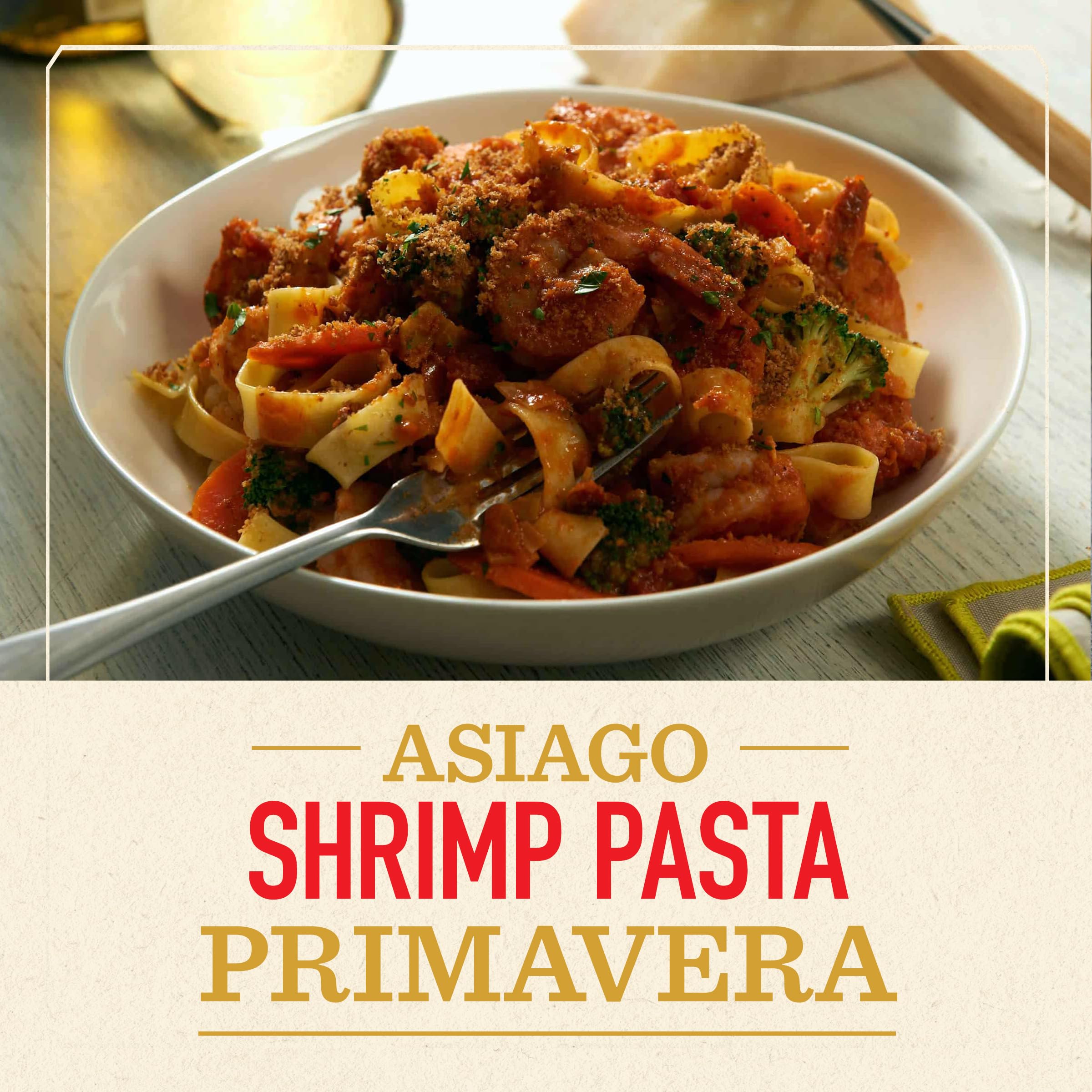 Bertolli salsa servida en espagueti aportando sabor familiar y rápido