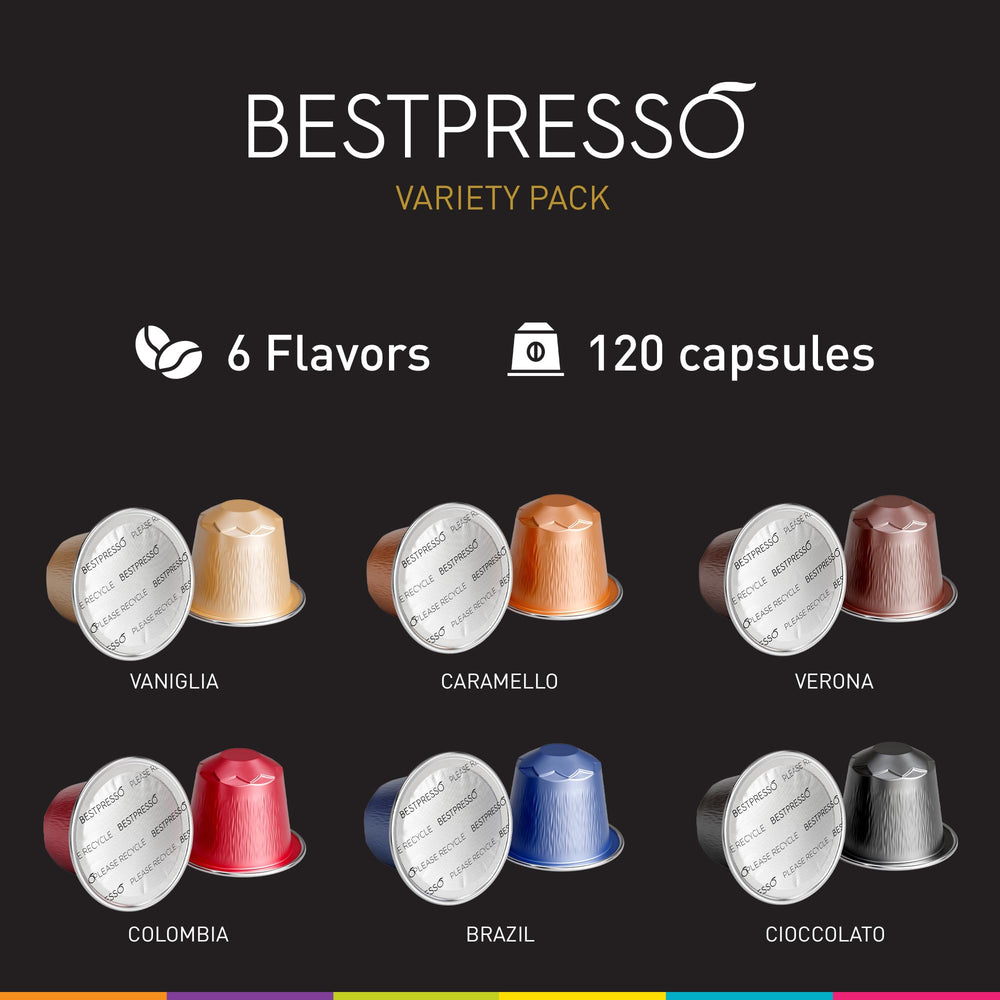 Bestpresso detalle de cápsula de aluminio que ilustra sellado y protección del aroma
