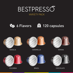 Bestpresso detalle de cápsula de aluminio que ilustra sellado y protección del aroma