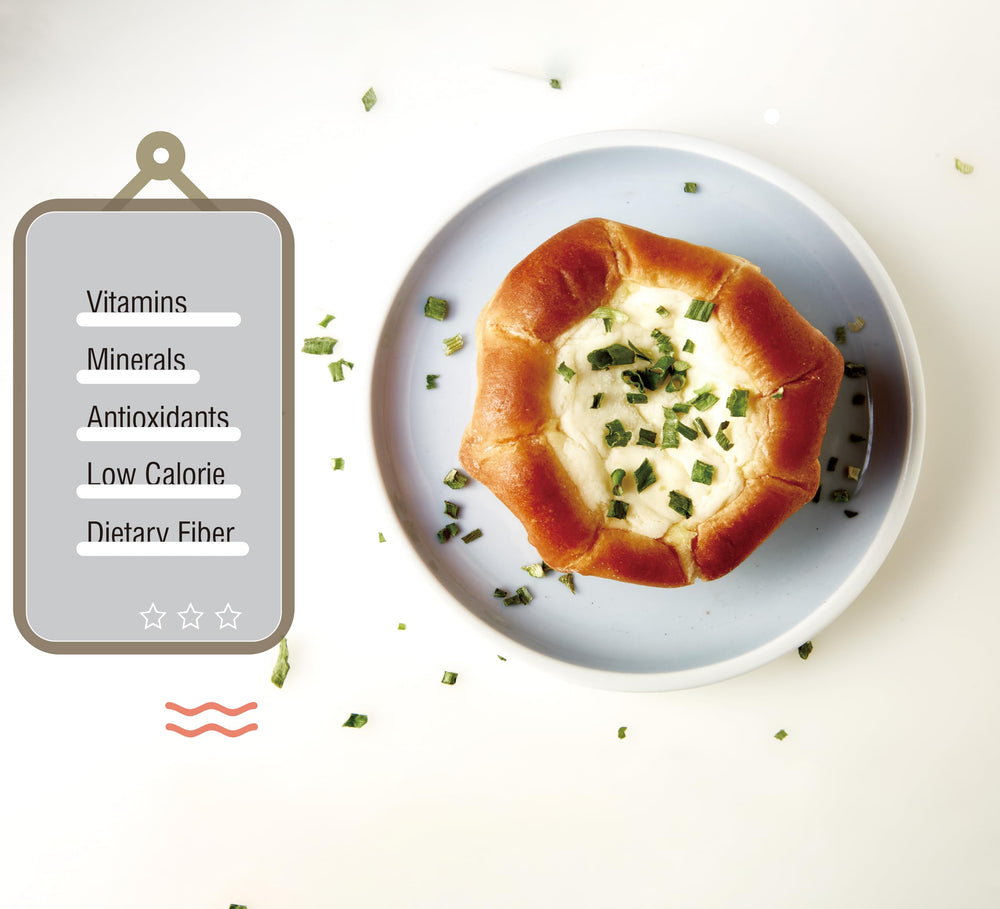 Besway uso en ensalada en ambiente de cocina, añade frescura y color instantáneo