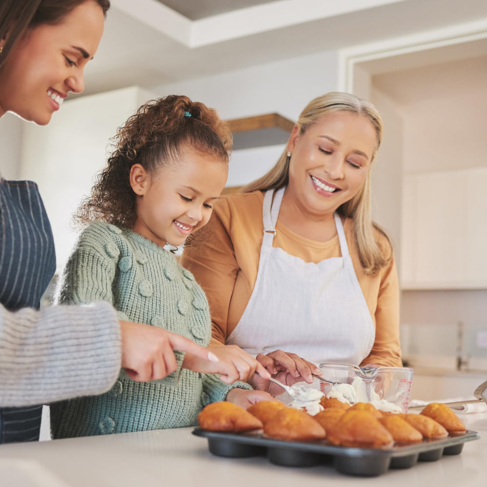 Better Batter comparación de volumen en recetas, demuestra rendimiento constante