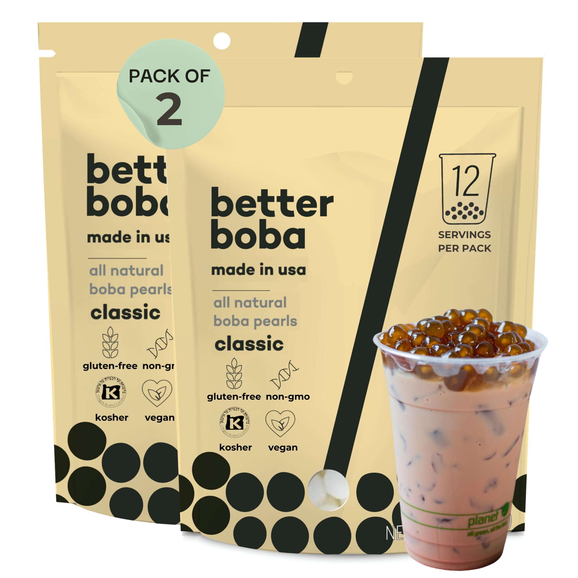 Better Boba empaque frontal mostrando paquete doble y beneficio de valor