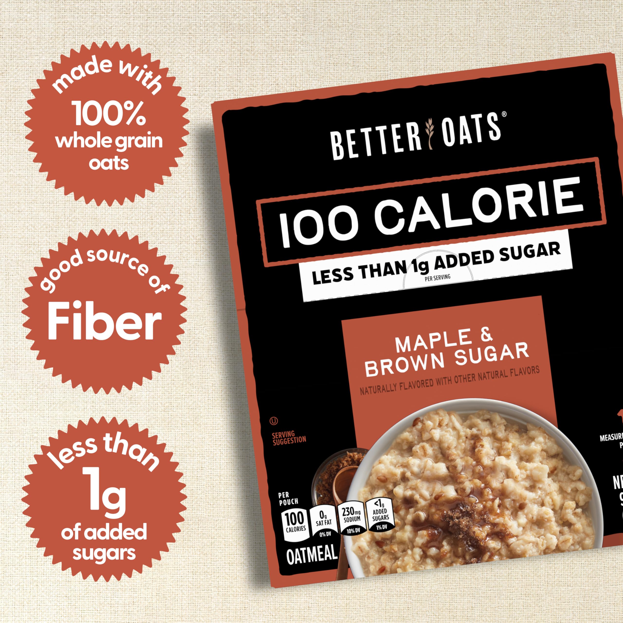 Better Oats detalle de avena y semillas de linaza para textura