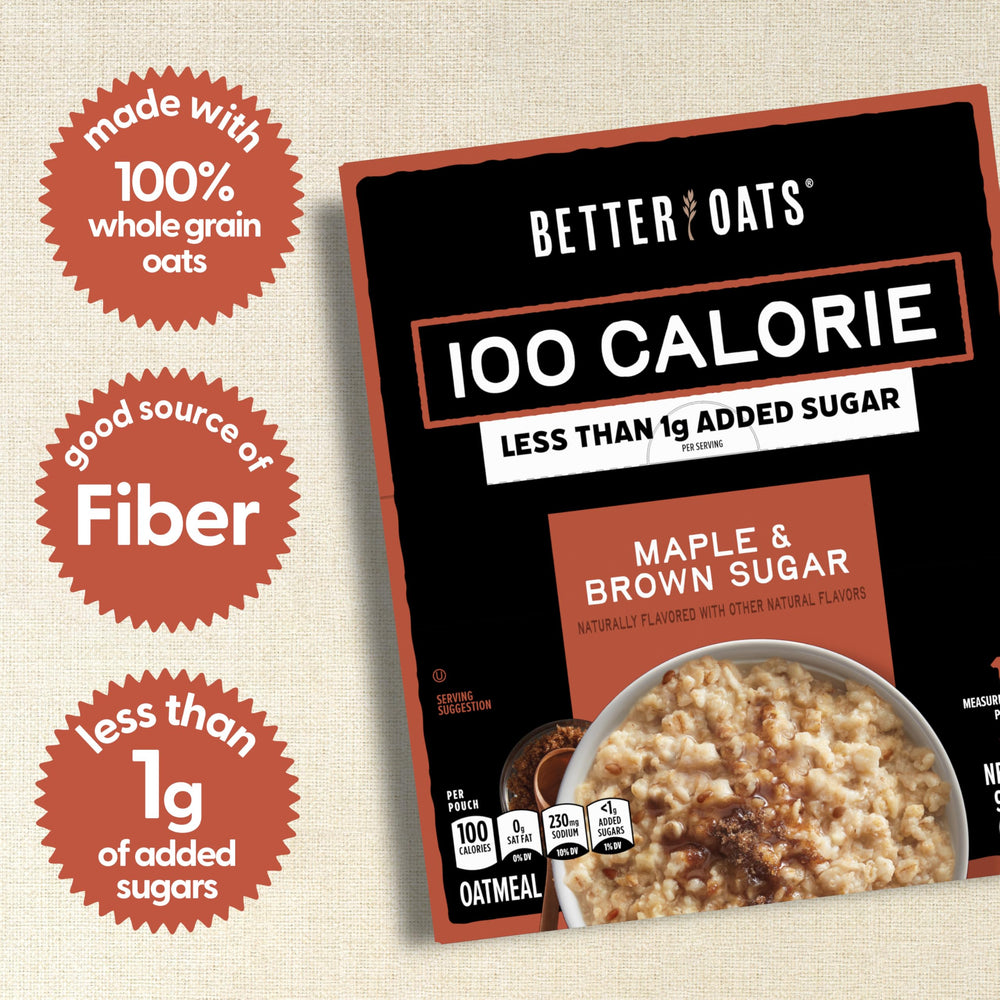 Better Oats detalle de avena y semillas de linaza para textura