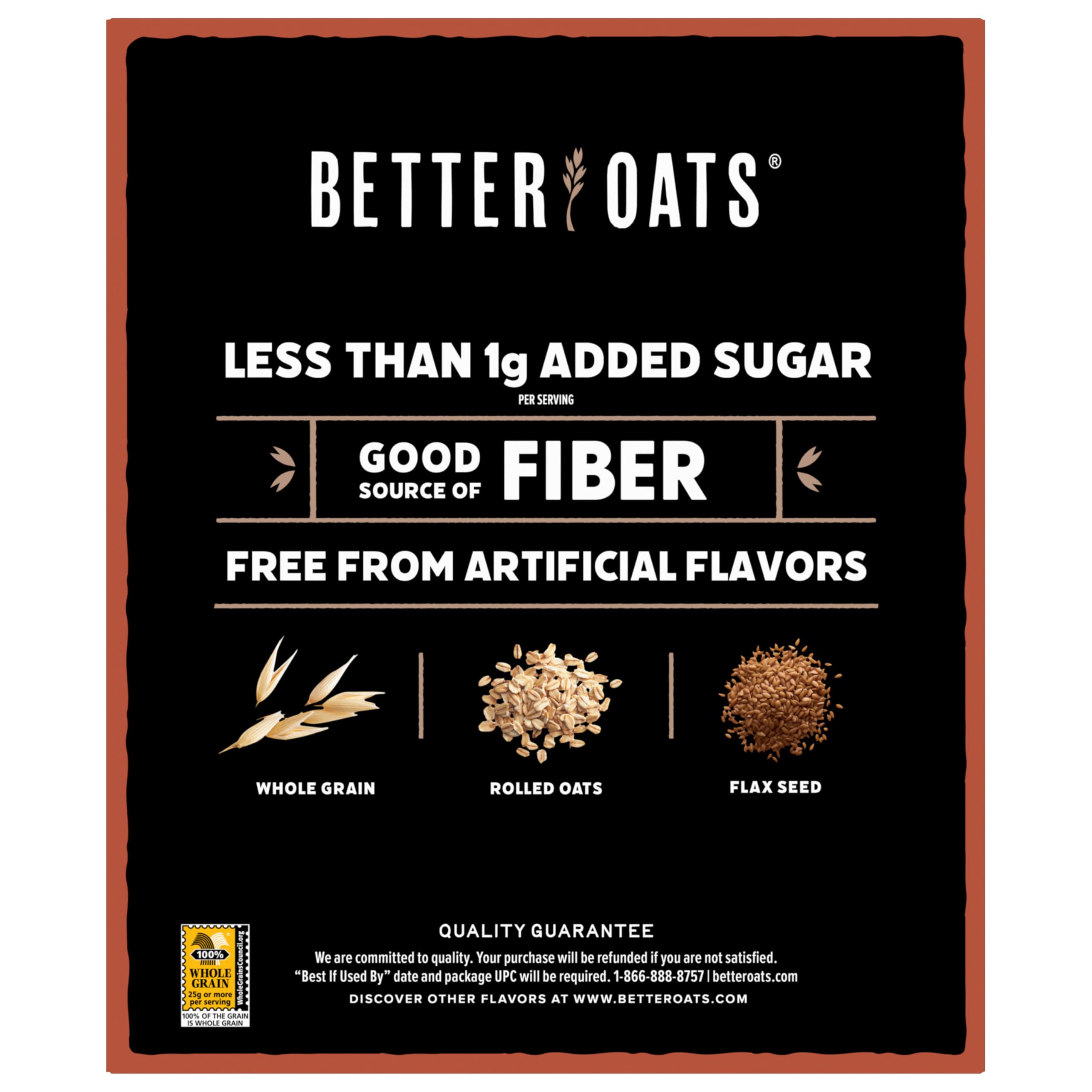 Better Oats paquete en escritorio para desayuno rápido en oficina