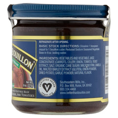 Better Than Bouillon uso en una sopa clara para intensificar sabor vegetal