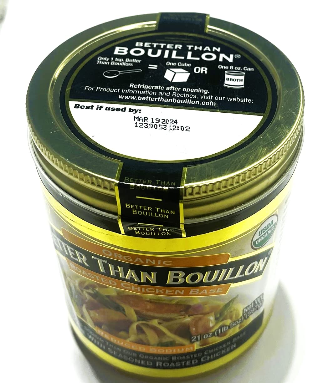 Better Than Bouillon frasco delantero con etiqueta visible y beneficio sabor concentrado