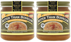 Better Than Bouillon frasco frontal No Chicken, exhibe etiqueta y tamaño en pack de 2