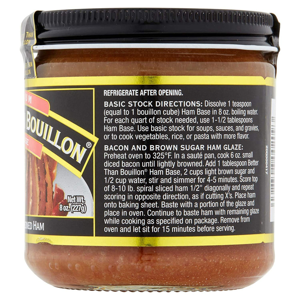 Better Than Bouillon frasco junto a taza para mostrar escala de rendimiento