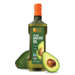 BetterBody Foods botella frontal mostrando etiqueta clara y beneficio de versatilidad