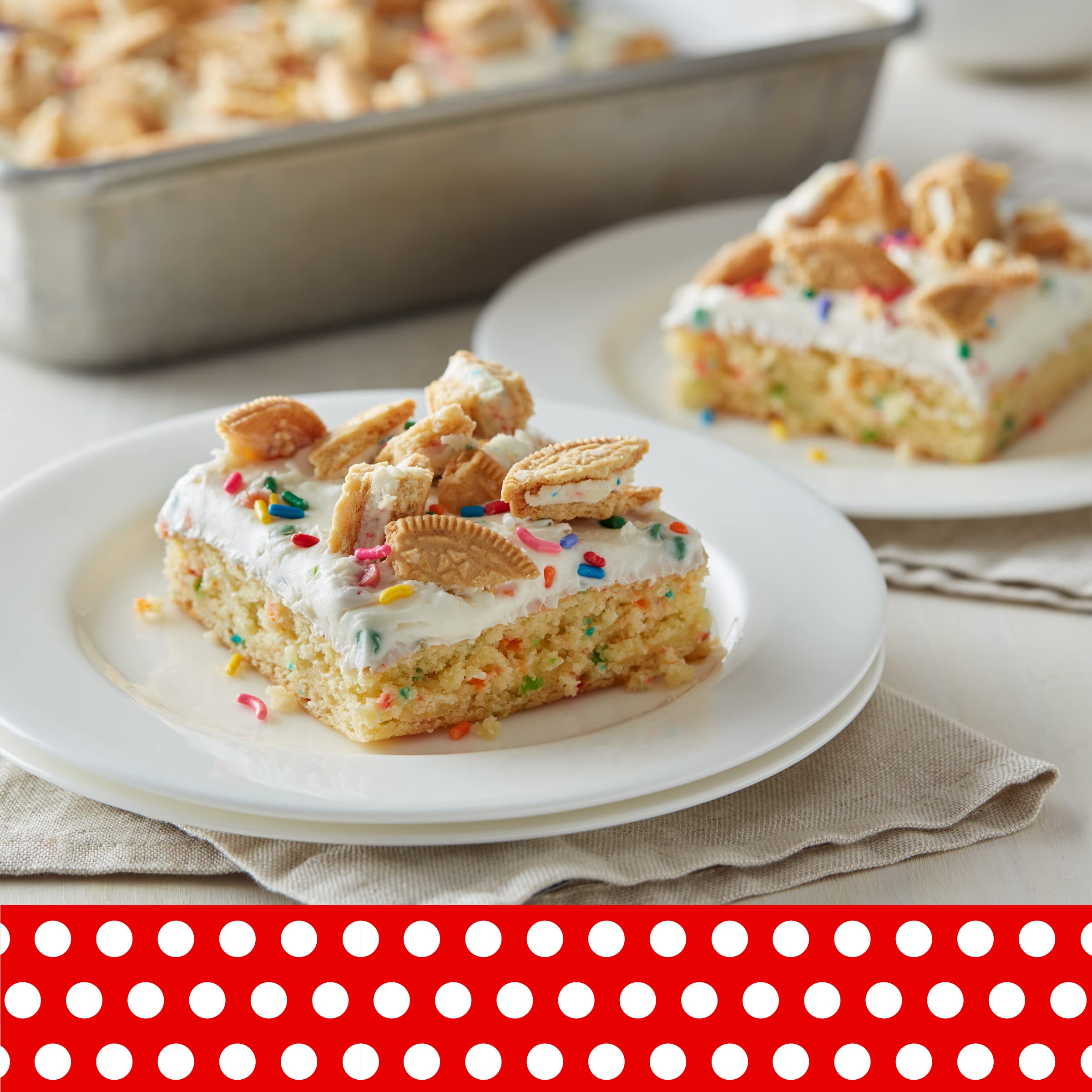 Betty Crocker pack de ocho latas, suministro conveniente para eventos