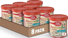 Betty Crocker frente de lata mostrando diseño y conveniencia