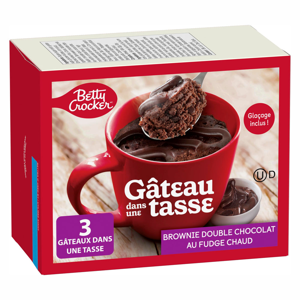 Betty Crocker preparación en microondas para un postre rápido y práctico