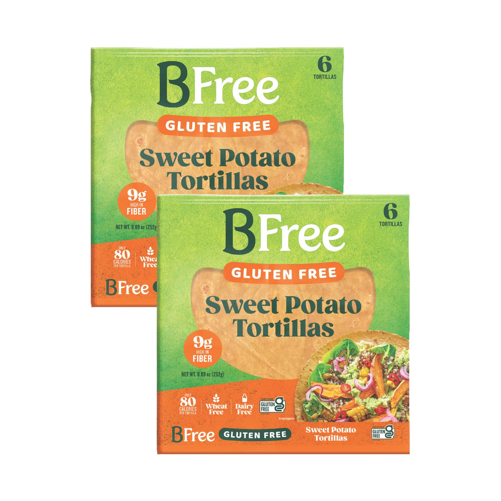 BFree empaque frontal mostrando pack de 2 y beneficio sin gluten