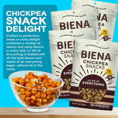 BIENA persona sosteniendo la bolsa, snack portátil ideal para meriendas fuera de casa