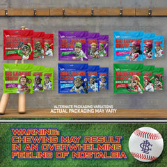 Big League Chew chicle en mano mostrando tamaño y porción individual práctica
