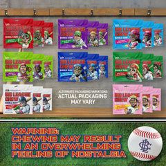 Big League Chew sobres en mano mostrando escala y tamaño práctico para llevar