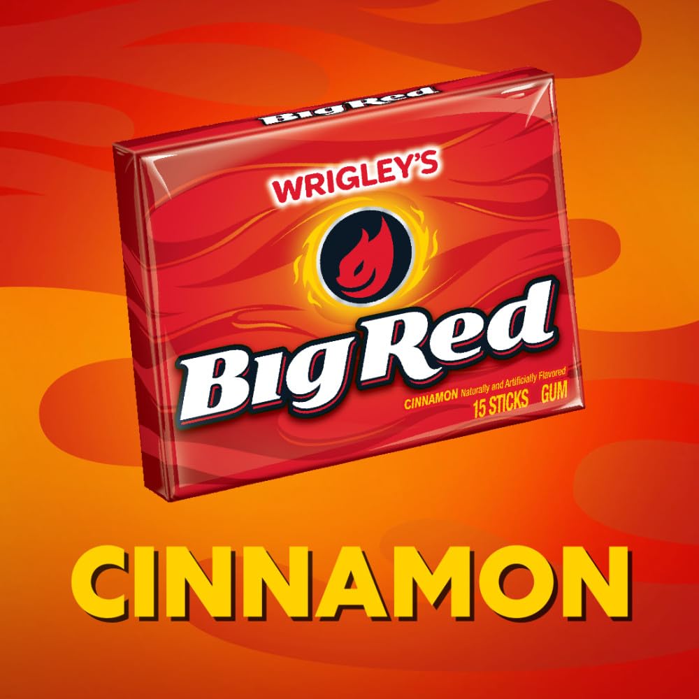 BIG RED etiqueta con información y fecha de caducidad visible para seguridad
