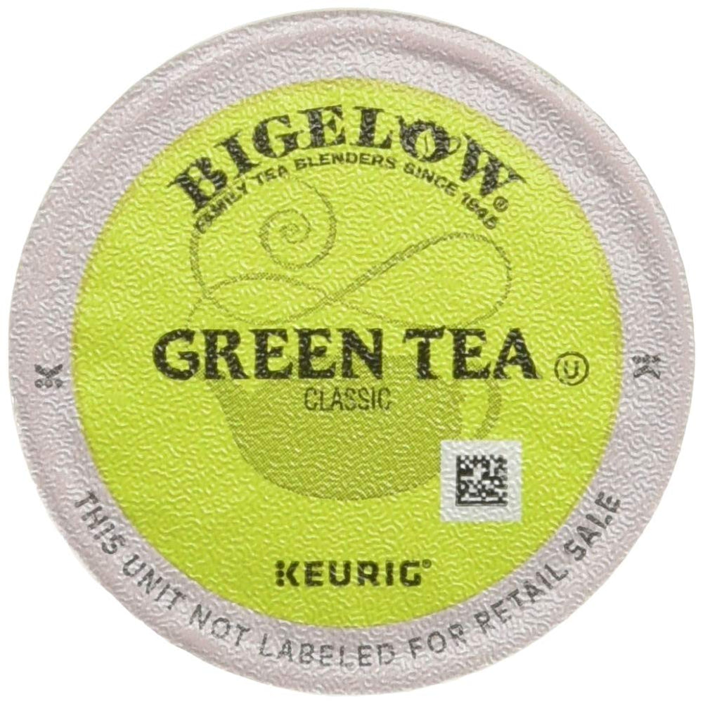 Bigelow Tea cápsulas K-Cup pack de 24 mostrando el embalaje frontal y conveniencia