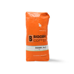 BIGGBY envase frontal 2.5 lb mostrando marca y tamaño para almacenamiento prolongado