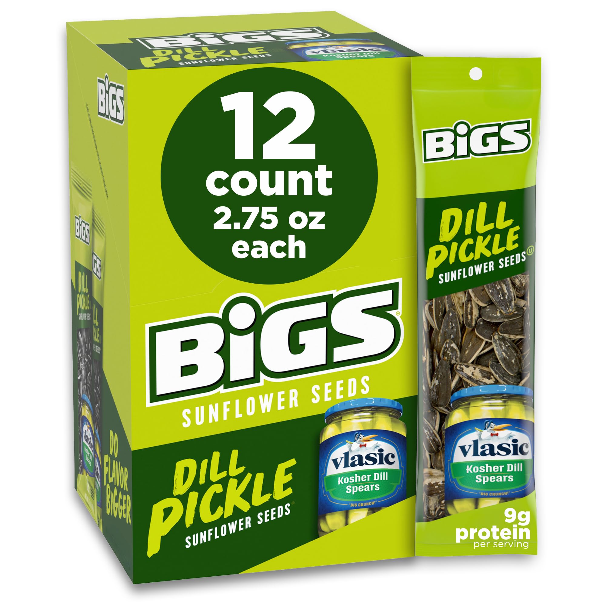 BIGS paquete frontal mostrando diseño y conveniencia