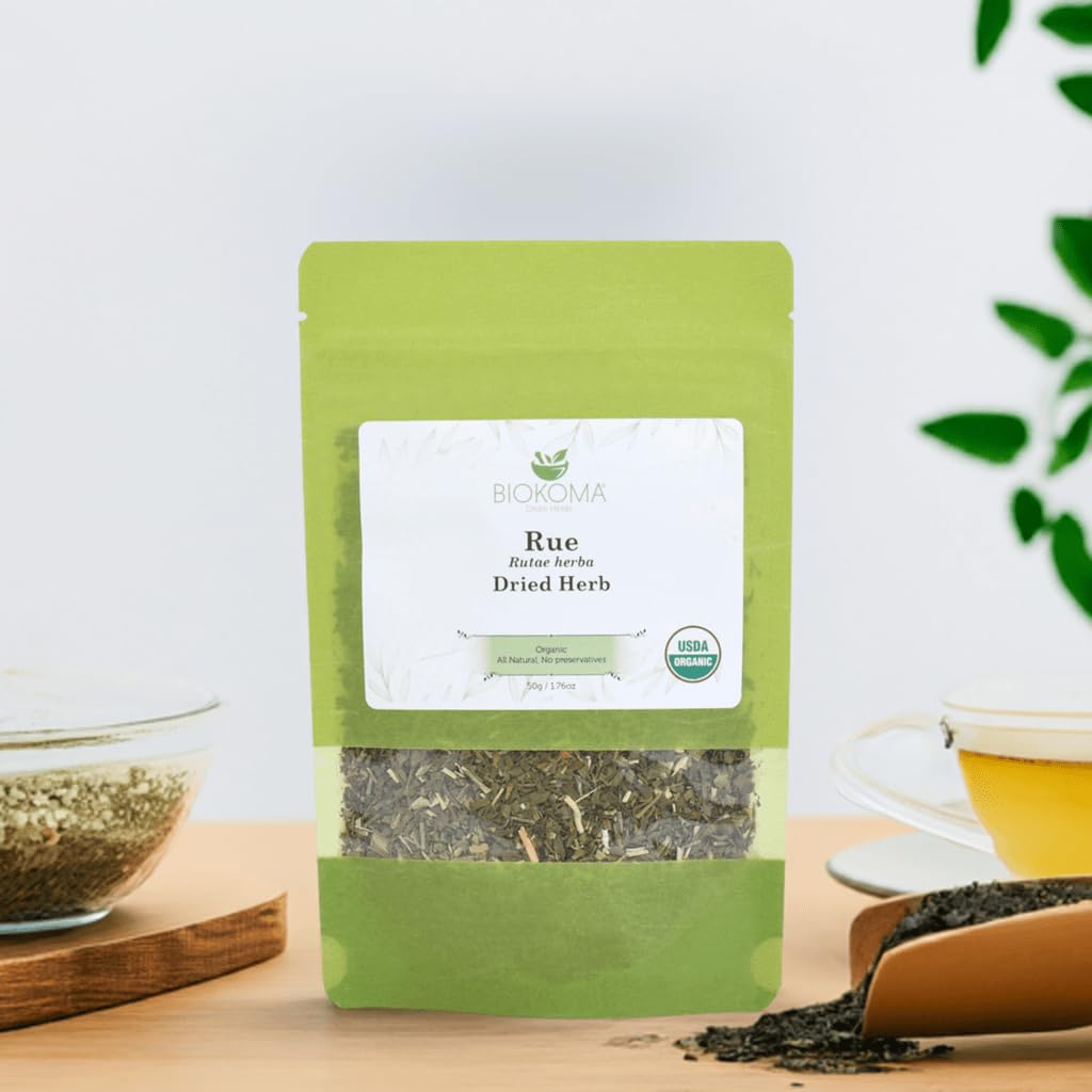 Biokoma bolsa 50g junto a regla para comparar tamaño práctico