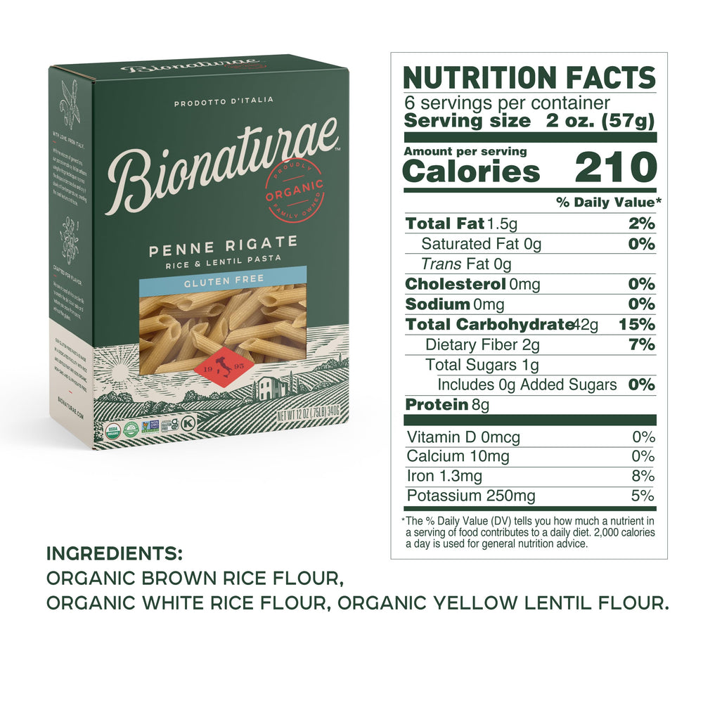 bionaturae etiqueta nutricional legible que indica 8 g proteína por porción