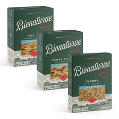 bionaturae frente del paquete mostrando la marca y la descripción sin gluten