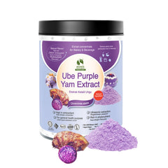 BIONUTRICIA EXTRACT empaque frontal del polvo ube, aspecto profesional y claro