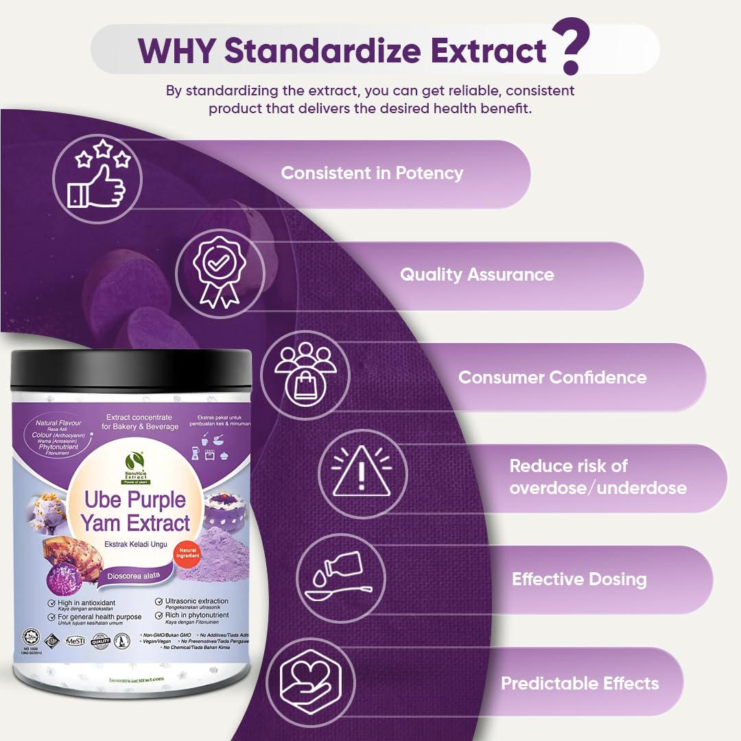 BIONUTRICIA EXTRACT copa de helado morado con ube, cremosidad y aspecto apetitoso