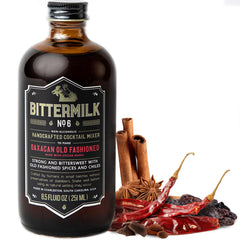 Bittermilk botella frontal mostrando etiqueta y tamaño práctico