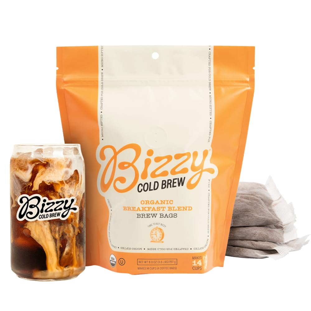 Bizzy etiqueta con sellos USDA Organic y Kosher que inspiran confianza