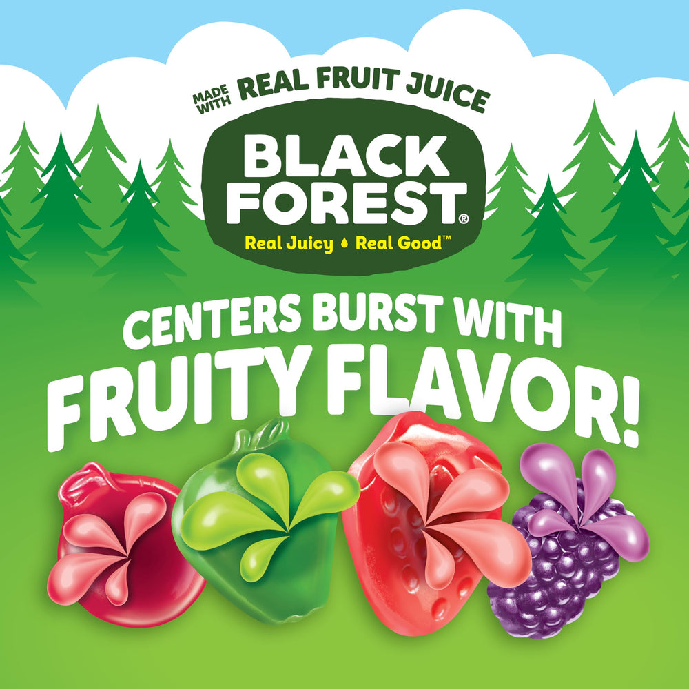 Black Forest sobres dentro de una lonchera escolar, ideal para meriendas