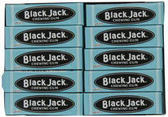 Black Jack frente del empaque mostrando 20 sobres y facilidad de transporte