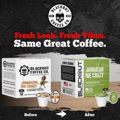 Blackout Coffee detalle de una cápsula para apreciar diseño y sellado